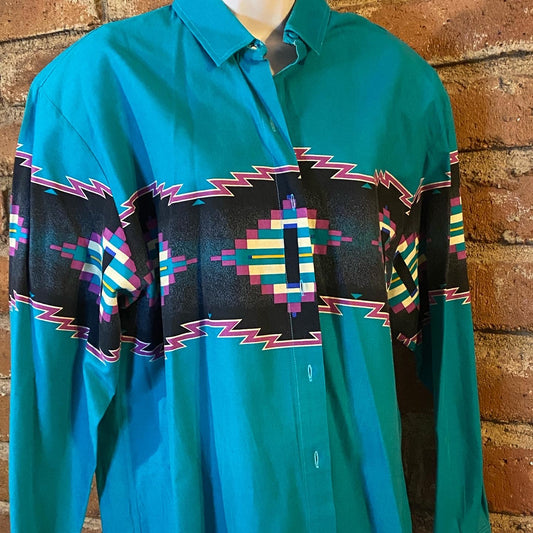 Vintage SIGNED by Fallon Taylor Roper Rodeo Shirt