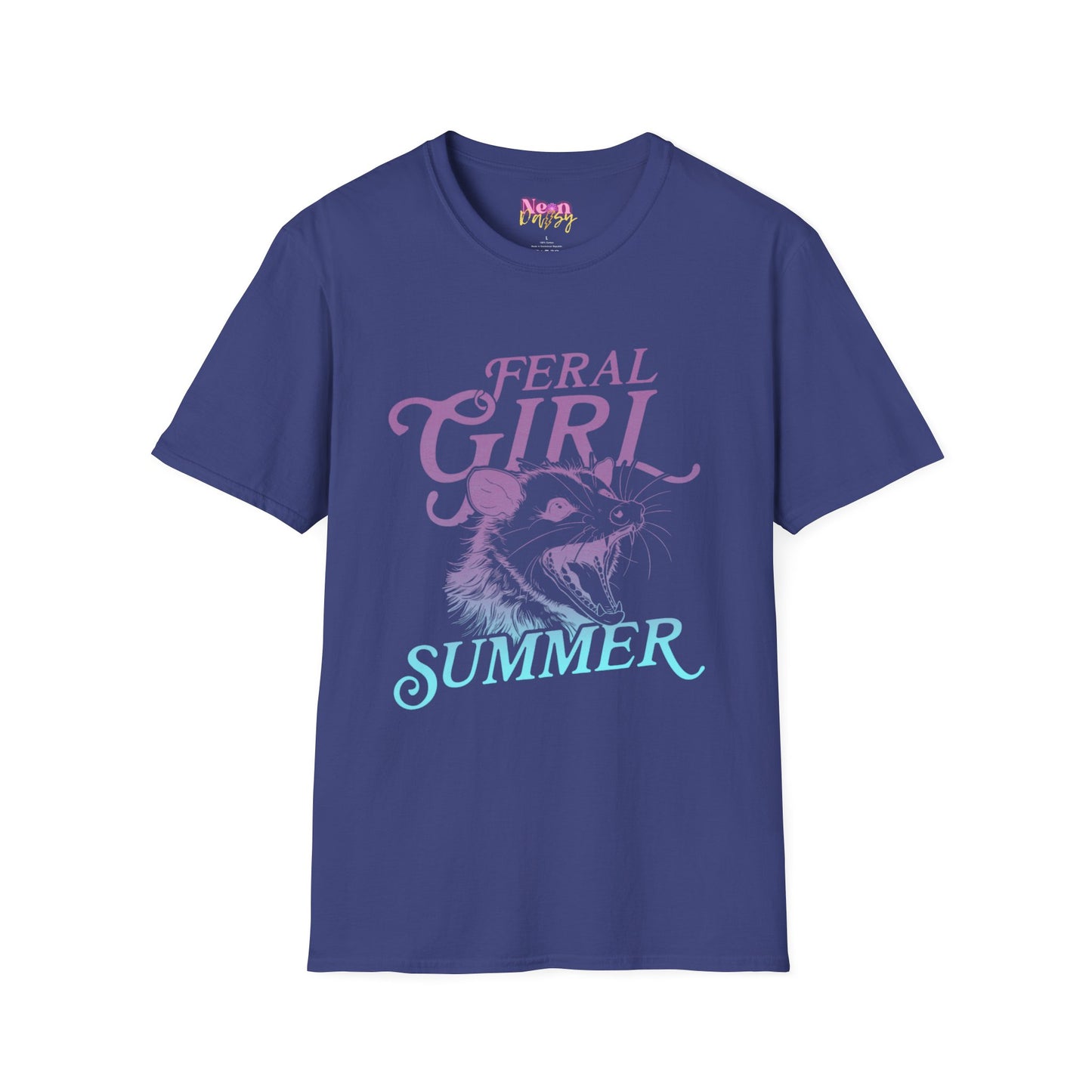 Feral Girl Summer / Purple/Blue Ombre // TEE