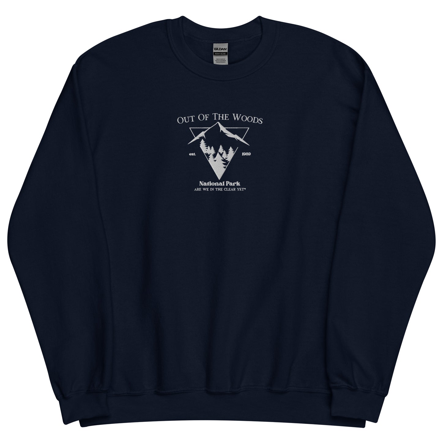 Out of the Woods National Park // Embroidered CREWNECK
