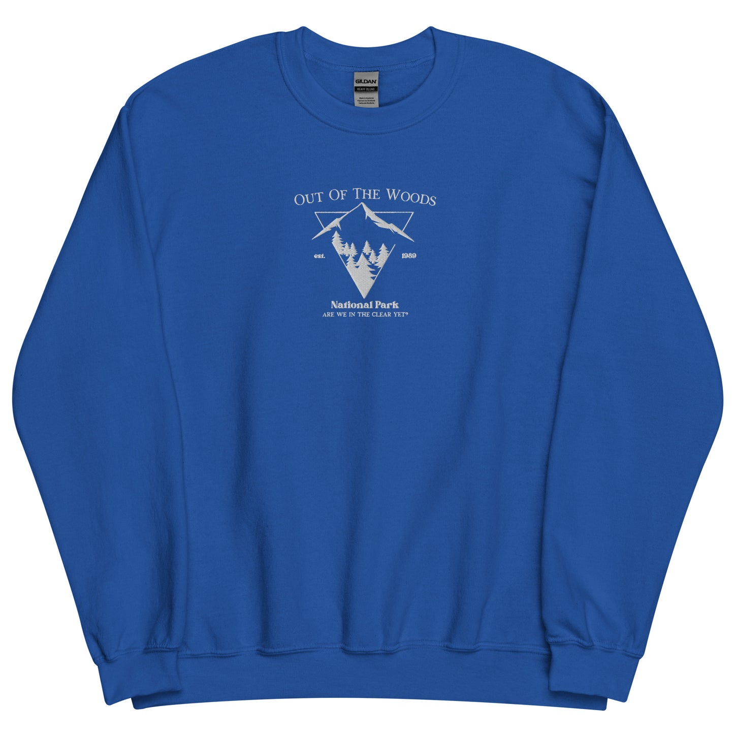 Out of the Woods National Park // Embroidered CREWNECK